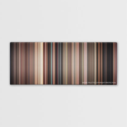 Annie color palette canvas print: thousands of thin vertical stripes of color