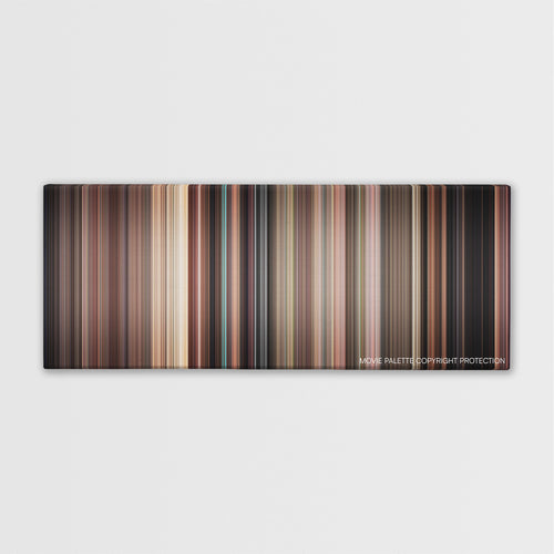 Annie color palette canvas print: thousands of thin vertical stripes of color