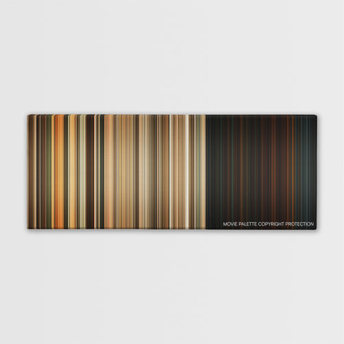 The Texas Chainsaw Massacre: The Beginning color palette canvas print: thousands of thin vertical stripes of color