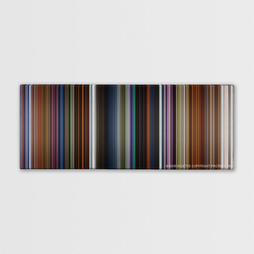 How to Train Your Dragon: The Hidden World color palette canvas print: thousands of thin vertical stripes of color