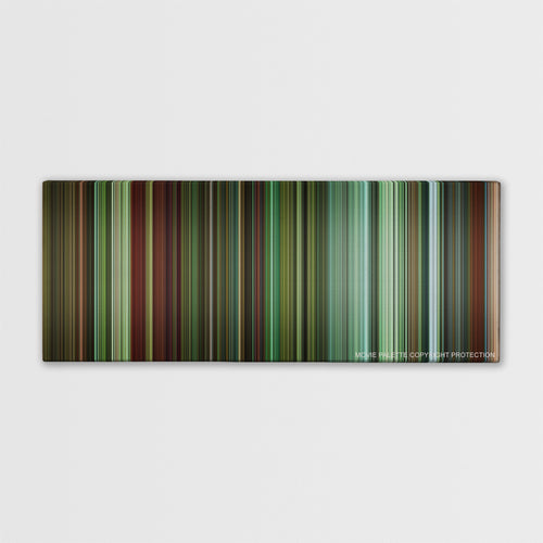 Shoot 'Em Up color palette canvas print: thousands of thin vertical stripes of color