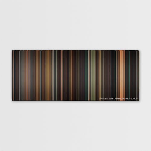 The Spectacular Now color palette canvas print: thousands of thin vertical stripes of color