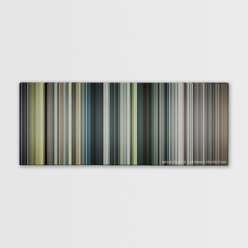 Rampage color palette canvas print: thousands of thin vertical stripes of color