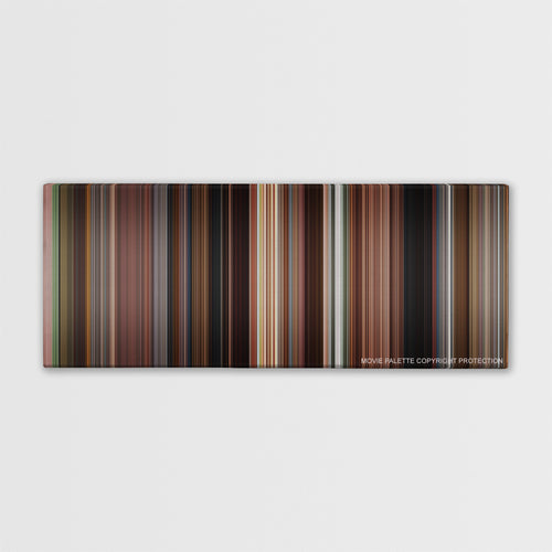 Once color palette canvas print: thousands of thin vertical stripes of color