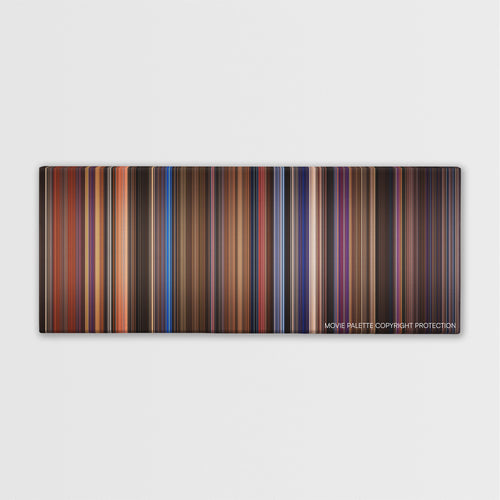 Rock of Ages color palette canvas print: thousands of thin vertical stripes of color