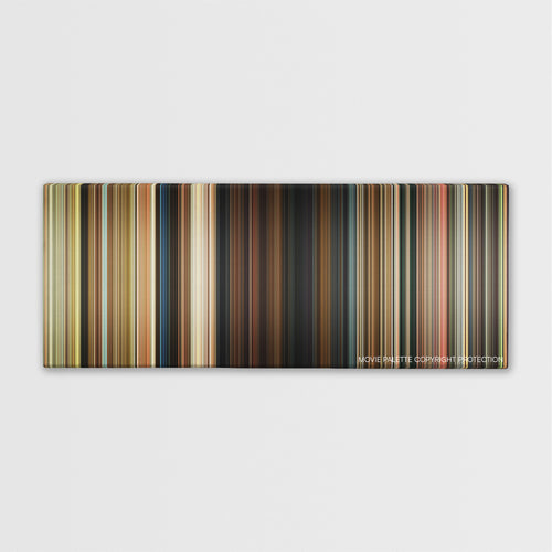 Odd Thomas color palette canvas print: thousands of thin vertical stripes of color