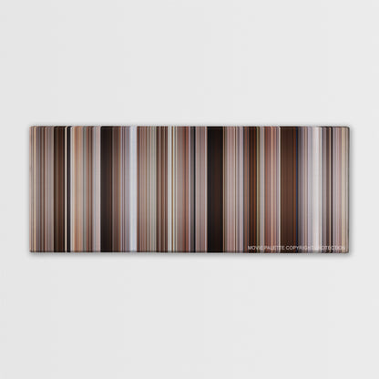 Hitch color palette canvas print: thousands of thin vertical stripes of color