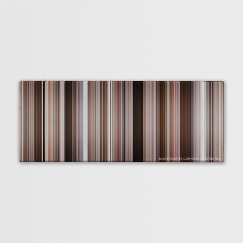 Hitch color palette canvas print: thousands of thin vertical stripes of color