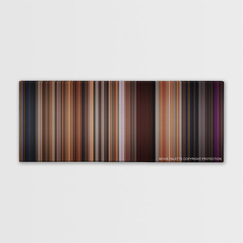 Step Up color palette canvas print: thousands of thin vertical stripes of color