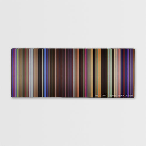 Pitch Perfect 2 color palette canvas print: thousands of thin vertical stripes of color