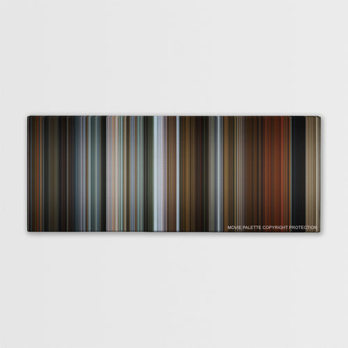 The Drop color palette canvas print: thousands of thin vertical stripes of color