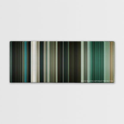 Pirates of the Caribbean: At World's End color palette canvas print: thousands of thin vertical stripes of color