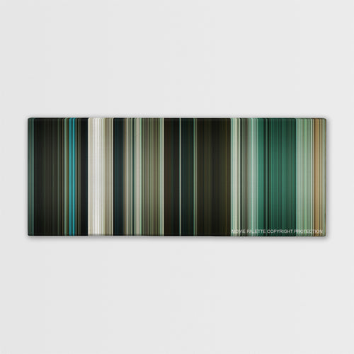 Pirates of the Caribbean: At World's End color palette canvas print: thousands of thin vertical stripes of color