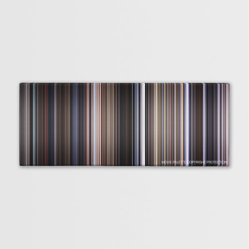 Doctor Zhivago color palette canvas print: thousands of thin vertical stripes of color