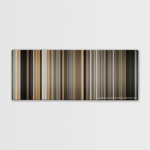 Dear John color palette canvas print: thousands of thin vertical stripes of color