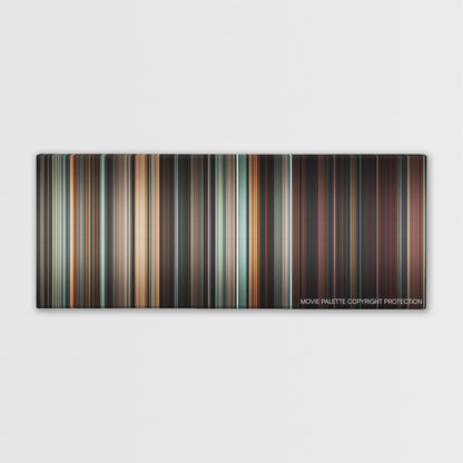 Suspiria color palette canvas print: thousands of thin vertical stripes of color