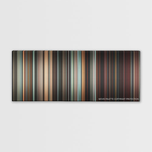 Suspiria color palette canvas print: thousands of thin vertical stripes of color