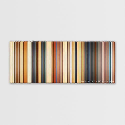Paddington 2 color palette canvas print: thousands of thin vertical stripes of color