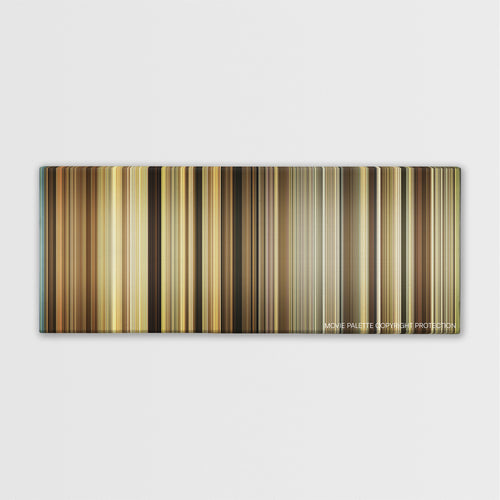 42 color palette canvas print: thousands of thin vertical stripes of color