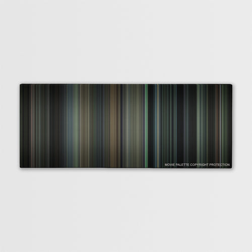 Inside Llewyn Davis color palette canvas print: thousands of thin vertical stripes of color