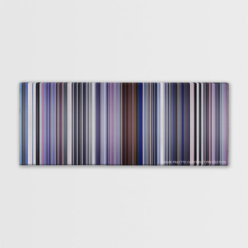 Punch-Drunk Love color palette canvas print: thousands of thin vertical stripes of color