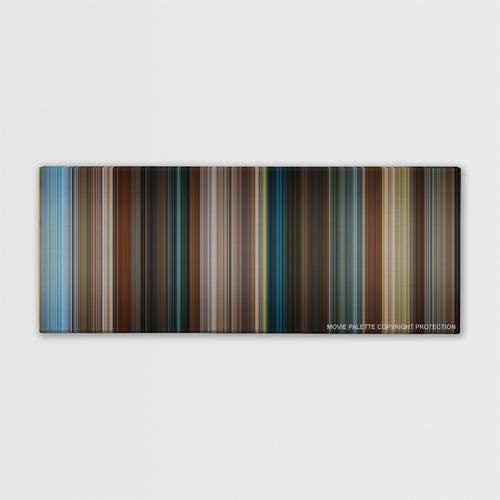 Tag color palette canvas print: thousands of thin vertical stripes of color