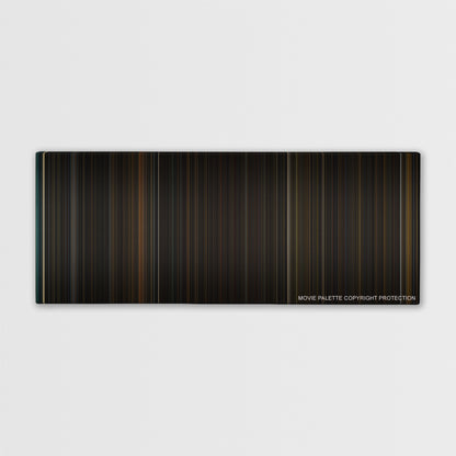 Locke color palette canvas print: thousands of thin vertical stripes of color