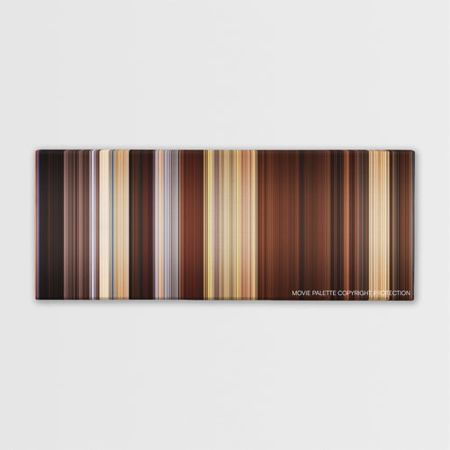 Django Unchained color palette canvas print: thousands of thin vertical stripes of color