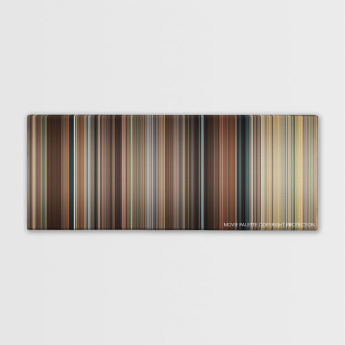 Step Brothers color palette canvas print: thousands of thin vertical stripes of color