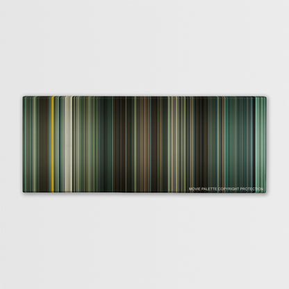 Children of Men color palette canvas print: thousands of thin vertical stripes of color