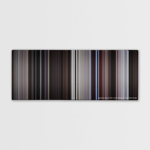 Conan the Barbarian color palette canvas print: thousands of thin vertical stripes of color