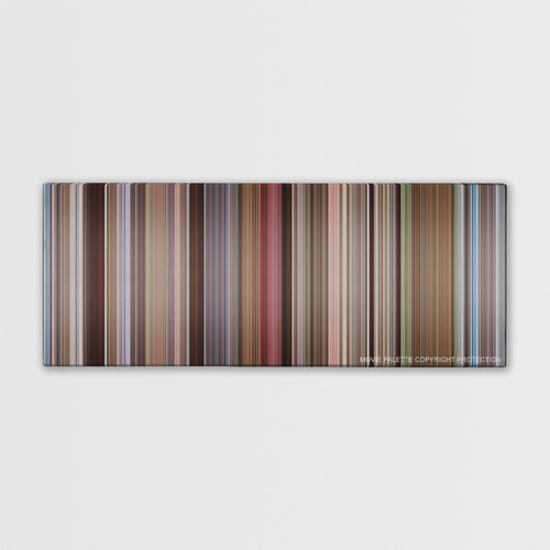 Starsky & Hutch color palette canvas print: thousands of thin vertical stripes of color
