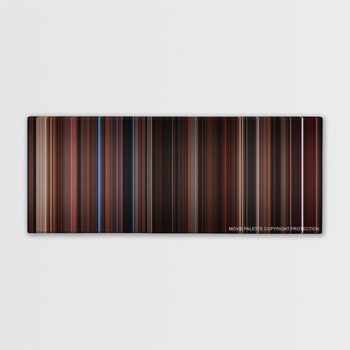 The Lost Boys color palette canvas print: thousands of thin vertical stripes of color