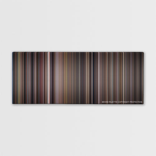 Airplane! color palette canvas print: thousands of thin vertical stripes of color