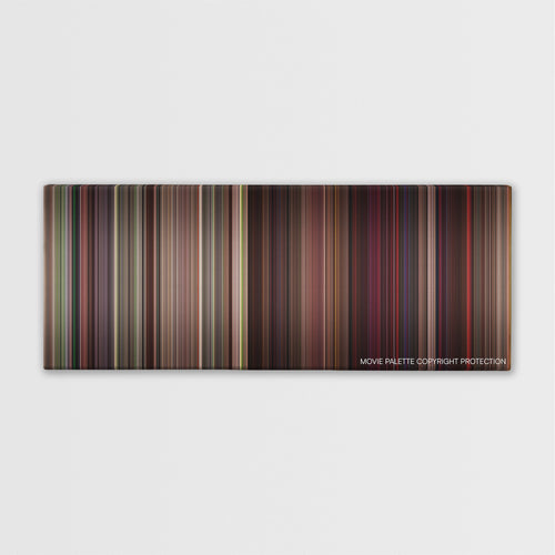 Grosse Pointe Blank color palette canvas print: thousands of thin vertical stripes of color