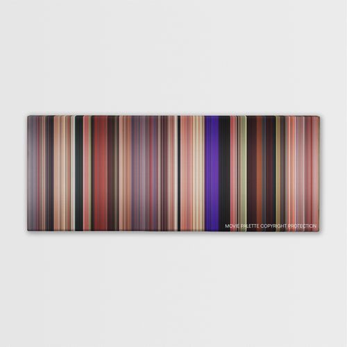 The Wedding Singer color palette canvas print: thousands of thin vertical stripes of color