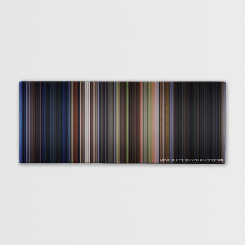 I Know What You Did Last Summer color palette canvas print: thousands of thin vertical stripes of color