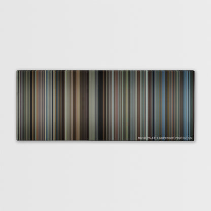 Foxcatcher color palette canvas print: thousands of thin vertical stripes of color