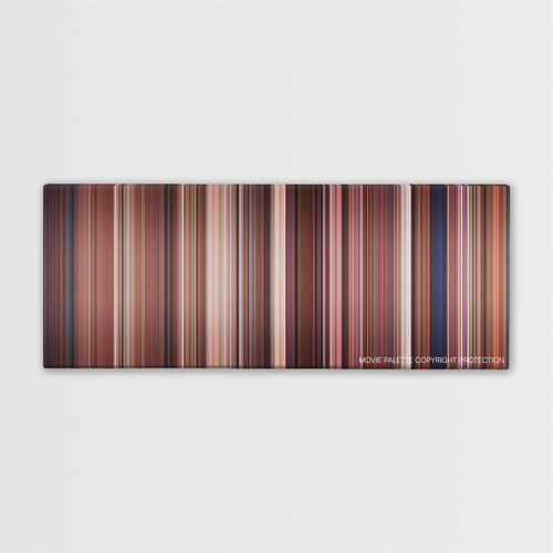 Road House color palette canvas print: thousands of thin vertical stripes of color
