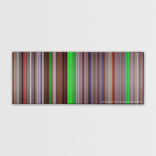 Natural Born Killers color palette canvas print: thousands of thin vertical stripes of color