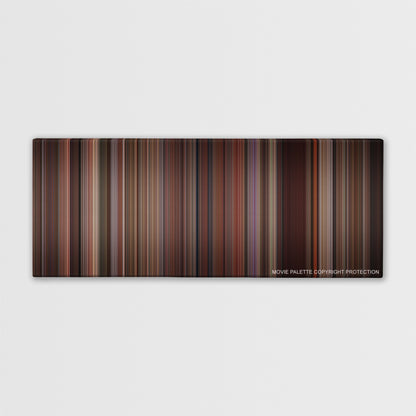 As Good as It Gets color palette canvas print: thousands of thin vertical stripes of color
