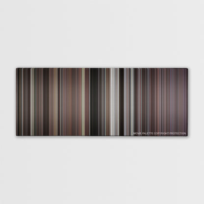 Rocky IV color palette canvas print: thousands of thin vertical stripes of color