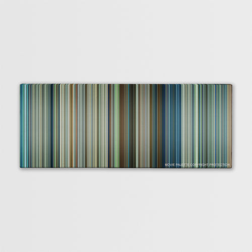 Transformers: The Last Knight color palette canvas print: thousands of thin vertical stripes of color