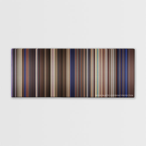 Bill & Ted's Excellent Adventure color palette canvas print: thousands of thin vertical stripes of color