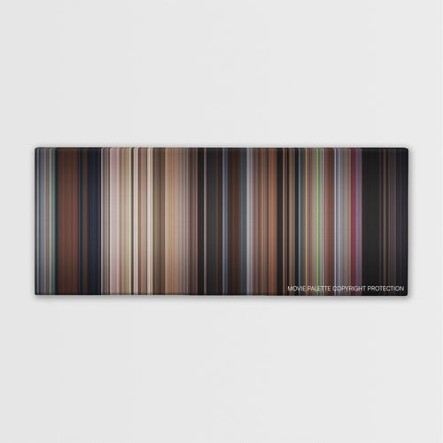 An American Werewolf in London color palette canvas print: thousands of thin vertical stripes of color