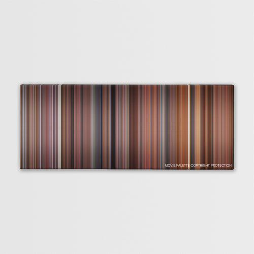 Hoosiers color palette canvas print: thousands of thin vertical stripes of color