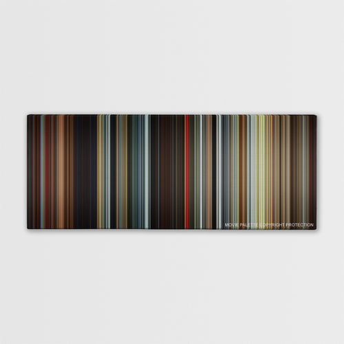 Jack the Giant Slayer color palette canvas print: thousands of thin vertical stripes of color