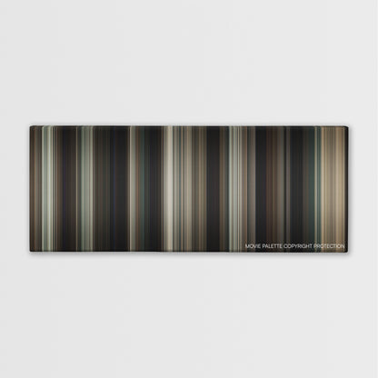 Paterson color palette canvas print: thousands of thin vertical stripes of color