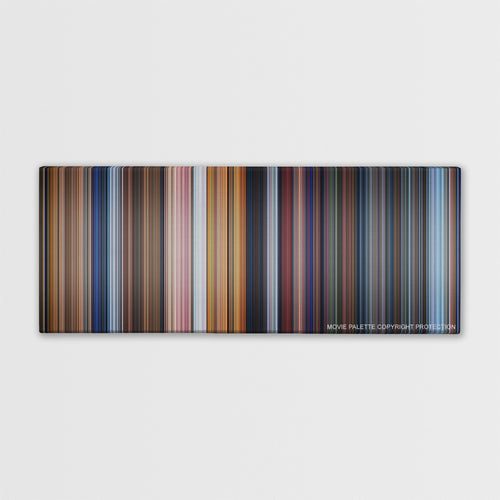 Pinocchio color palette canvas print: thousands of thin vertical stripes of color
