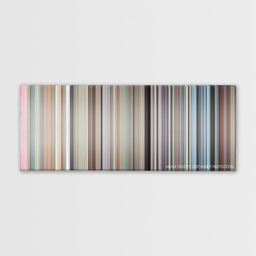 Patton color palette canvas print: thousands of thin vertical stripes of color